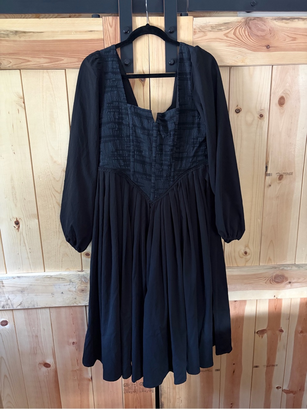 Disturbia Black Mina Corset Dress Goth Whimsigoth Vampire Halloween Szs 10/12 - Picture 2 of 12